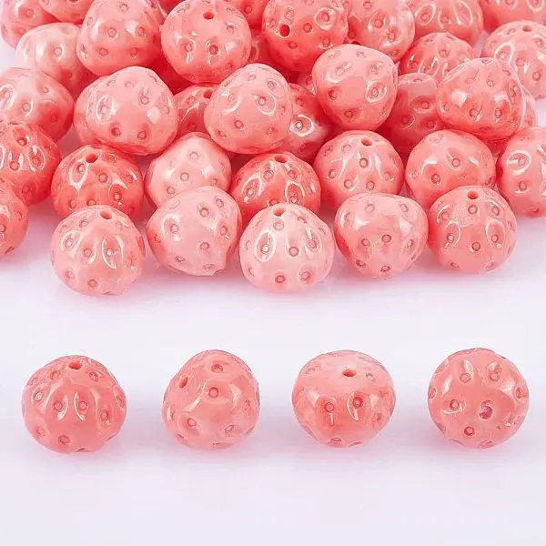 50Pcs Synthetic Coral Beads