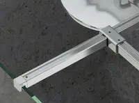 Ravak - Spojka T pre vzperu, chróm GWD01000C001