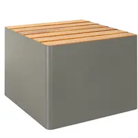 Venkovní stolička WOODGREEN, více variant - Hobby Flower Barva: khaki/přírodní dřevo