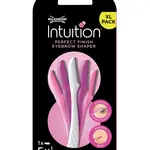 Wilkinson Intuition Perfect Finish Eyebrow Shaper břitva na obočí 5 ks