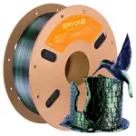 ERYONE Hyper PLA Silk Tri-color Filament 1kg - Dark Green & Midnight Blue & Black