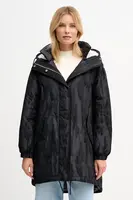 Bunda Sisley černá barva, přechodná, 25E3LN068