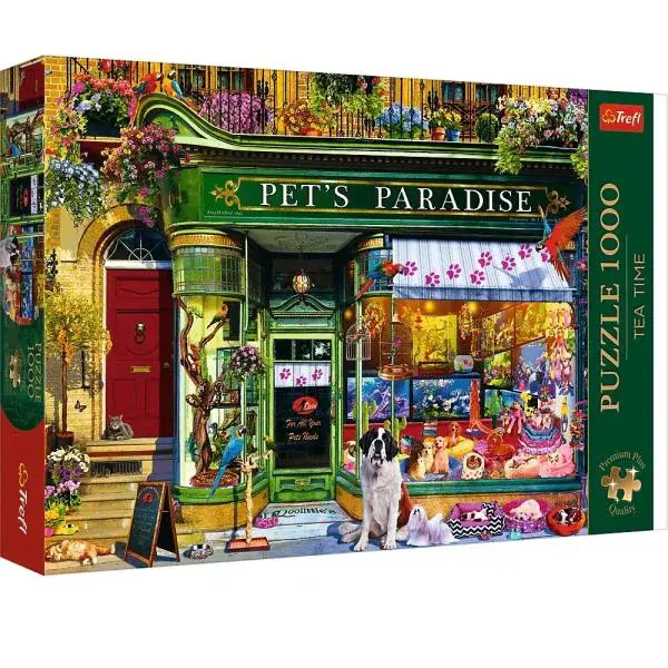Trefl Puzzle 1000 Premium Plus Quality Tea Time Ráj pro zvířata