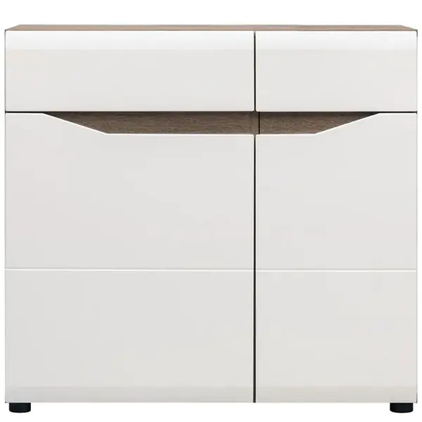 Komoda Lionel Li02 dub sonoma/bílá