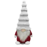 Skřítek 42cm červený/ hnědý/ béžový - mix