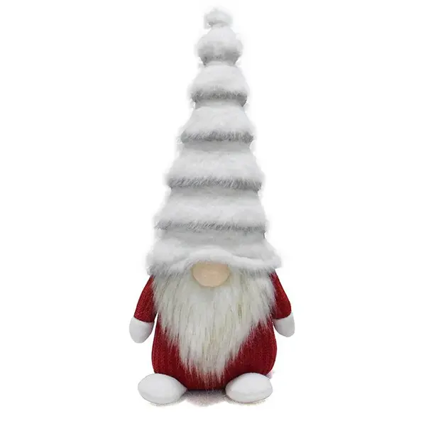 Skřítek 42cm červený/ hnědý/ béžový - mix