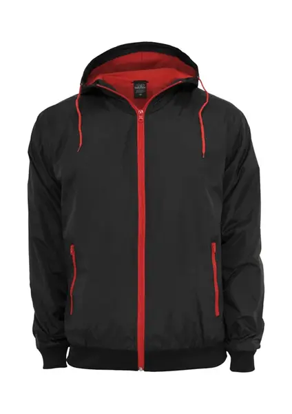 Urban Classics Prechodná bunda  červená / čierna