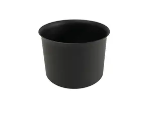 Zděř kouřová 150 mm, silnostěnné 1,5 mm, černá MA654261