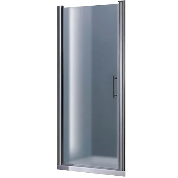 Sprchové dveře Samos 90 chrom/mřížkované sklo