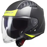 Moto přilba LS2 OF600 Copter Urbane Matt Black H-V Yellow S (55-56)