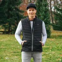 Pánská vyhřívaná vesta W-TEC HEATstem černá 3XL