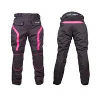 Dámské moto kalhoty W-TEC Durmanes Lady černo-růžová XXL
