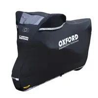Plachta na motorku Oxford Stormex M černá