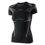 Dámské funkční triko Brubeck Dry s krátkým rukávem Black/Graphite M