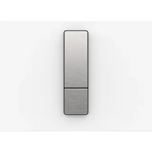 Tlačidlo Ineo Bright sklo alpská biela 16.752.01