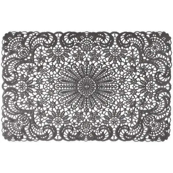 Podložka pod tanier  Lace 45x30 cm sivá ar-mata-lace-szar