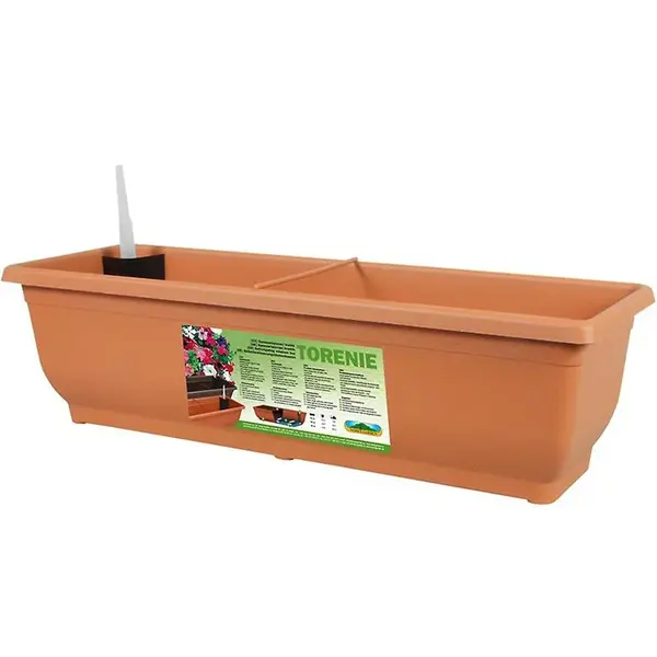 Truhlík samozavlažovací Torenie 75 x 19 x 17 - terakota