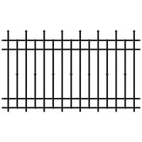 Plotový diel Brema 117,5x200 ral9005 w6161