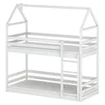 Posteľ Domček Axel 90x200 biela