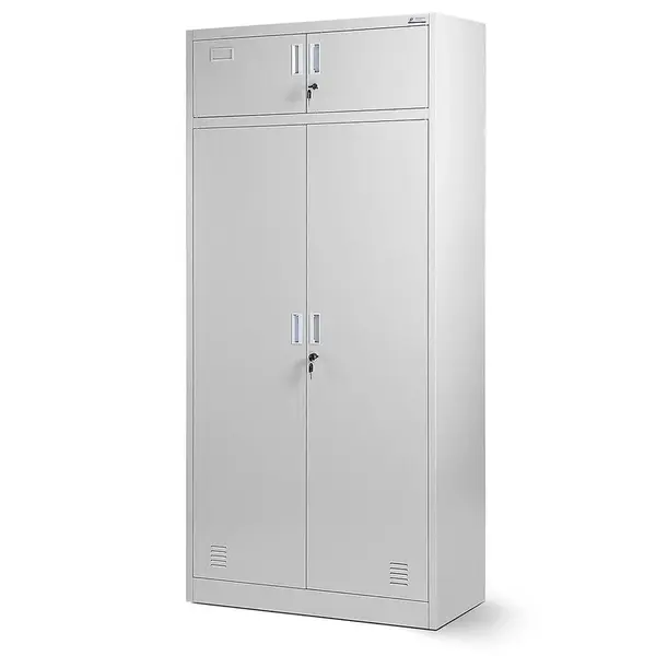 Kancelárska skriňa Borys kovová šedý