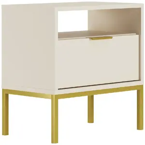 Nočný stolík Austin Kašmír/Zlatý