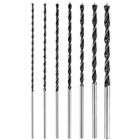 Vrtáky do dreva, predlžované, 4,5,6,7,8,10,12 mm x 300 mm, sada 7 ks, Drel