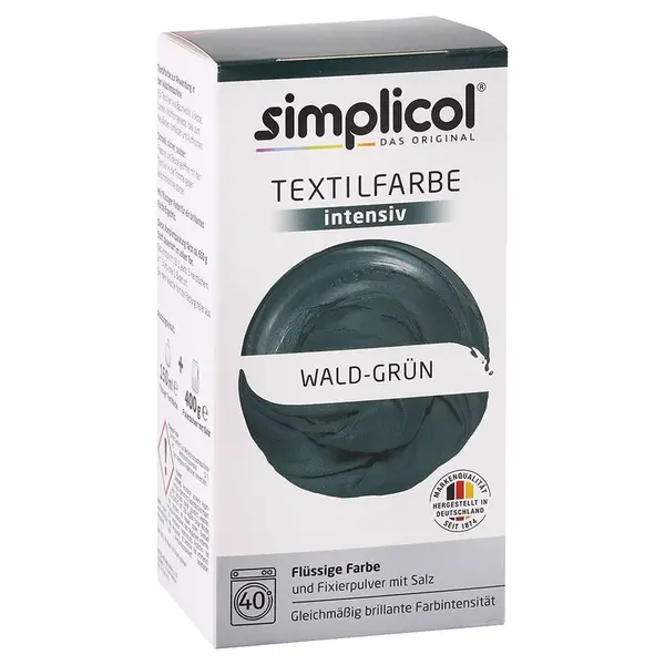 Simplicol barva na textil Lesní zelená 150ml + 400g