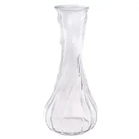 Skleněná váza čirá 15.2cm