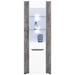 Vitrína Brando B05 bílá/beton