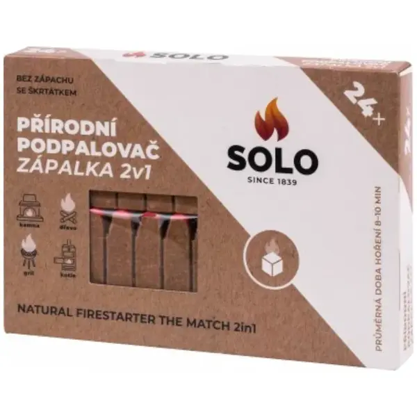 Podpalovač zápalka 2V1