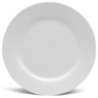 Talíř kulatý mělký 23cm bílý