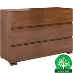 Komoda drevená buk 6s Skandica Vestre Orech