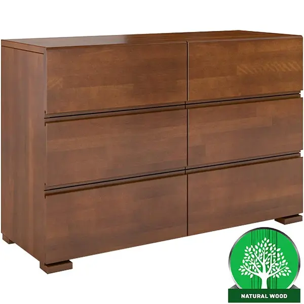 Komoda drevená buk 6s Skandica Vestre Orech
