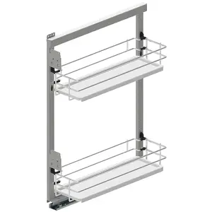 Cargo Mini Bočný  kôš 20 ľavý l480 chróm/biela