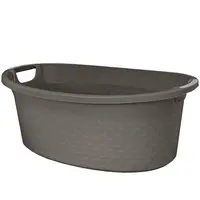 Miska ovál Cotton 60l tmavě šedá