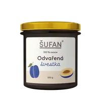 ŠUFAN Odvařená švestka 330 g