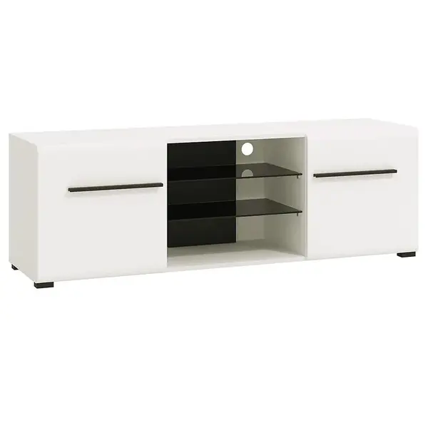 Tv stolek Trentino bílá 11008824