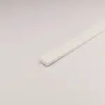Profil plohý PVC bílý 30x1000