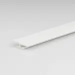 Profil H PVC biely lesk 3.5x11x22x1000
