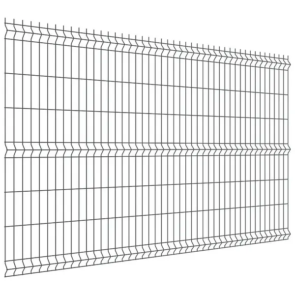 Plotový panel Ø4,0 mm, oko 55x200 mm, h:1530 š:2500 mm, pozink. + RAL 7016