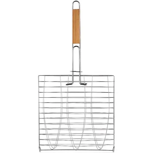 Grilovací rošt na 3 ryby 58x25x27 cm
