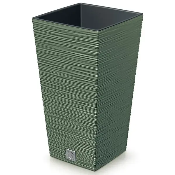 Kvetináč Furu štvorec 265 – tmavozelený