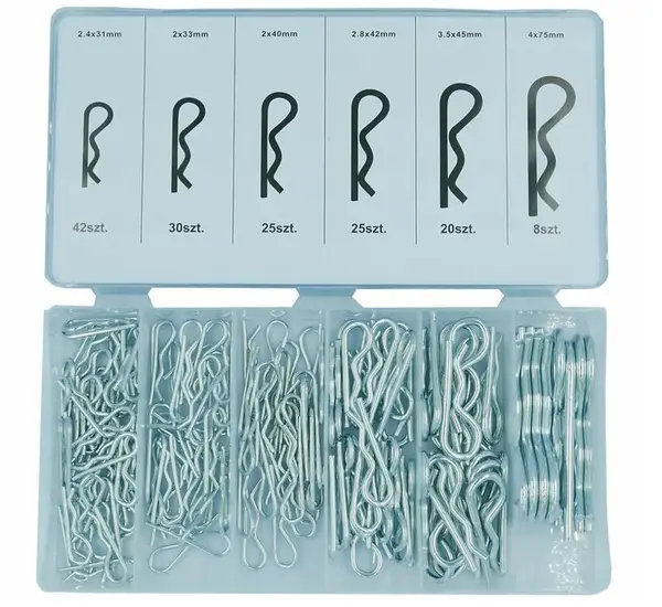 Pružinové závlačky 150 ks ft-oa150