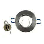 Bodové svietidlo 2v1 lesklé okrúhle malé