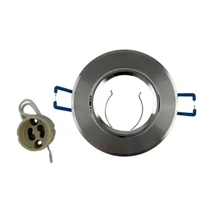 Bodové svietidlo 2v1 lesklé okrúhle malé