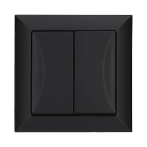 Dvojitý spínač POLA black 33201