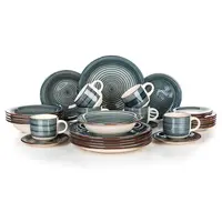 Jídelní set Spiral Blue 30-dílný