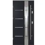 Vchodové dveře Luna S68 2ZA 90L antracit antaba 160 2070x1000x68 mm