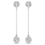 Swarovski Luxusné visiace náušnice 2v1 Una Angelic 5732273