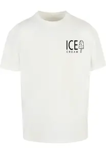 Merchcode Tričko 'Ice Cream'  čierna / biela